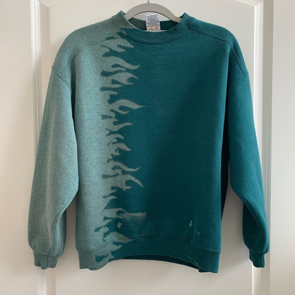 Bleach Dyed Sweatshirt - Picture 3 of 5